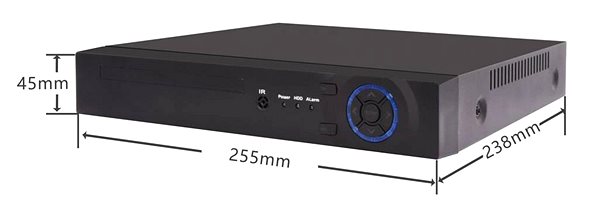 IP Camera Securia Pro camera system NVR8CHV5S-B DOME smart, black ...