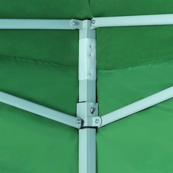 Záhradný altánok Skladací stan s 2 stenami 3 × 3 m zelený Vlastnosti/technológia
