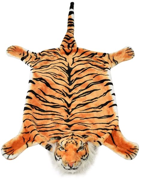 Koberec Plyšový koberec tiger 144 cm hnedý ...