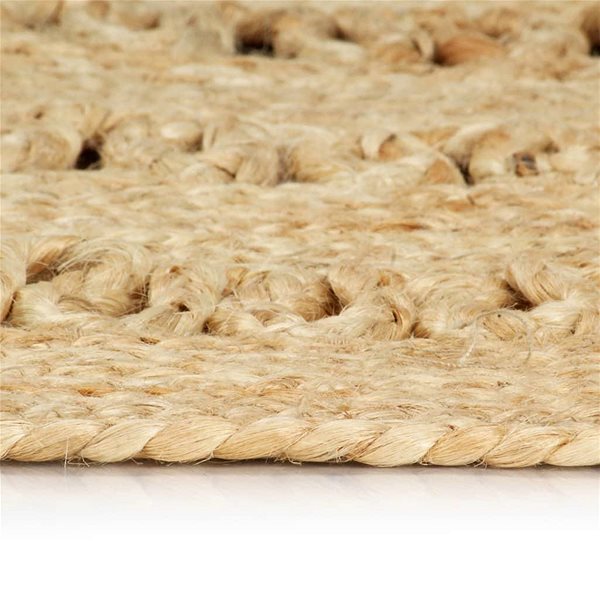 Koberec Ručne vyrobený koberec zo splietanej juty 150 cm ...