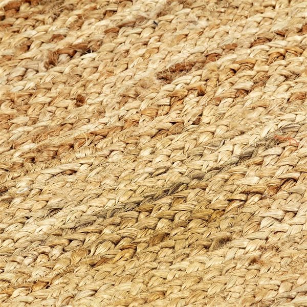 Koberec Ručne vyrábaný koberec juta, prírodný 120 × 180 cm ...