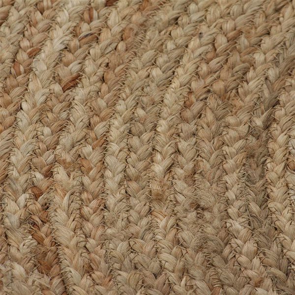 Koberec Kusový koberec z pletenej juty 150 cm okrúhly ...
