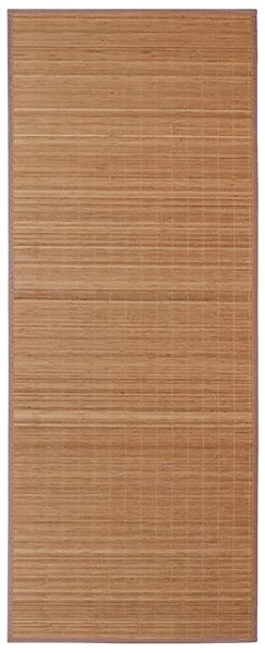 Koberec Bambusový koberec 100 × 160 cm hnedý ...