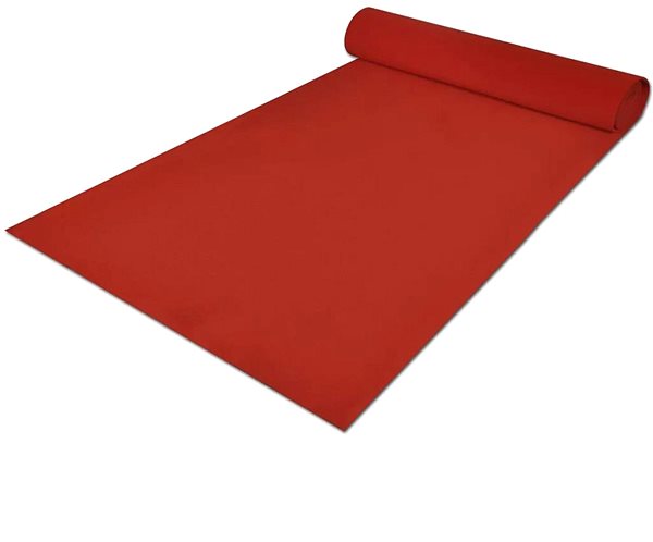 Koberec Červený koberec 1×10 m, extra ťažký 400 g/m2 ...