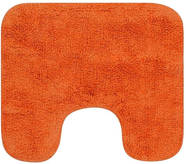 Kúpeľňová predložka Súprava kúpeľňových predložiek 3 kusy textilná oranžová ...