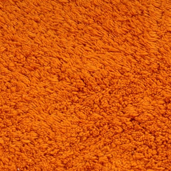 Kúpeľňová predložka Sada kúpeľňových predložiek 2 kusy textilná oranžová ...