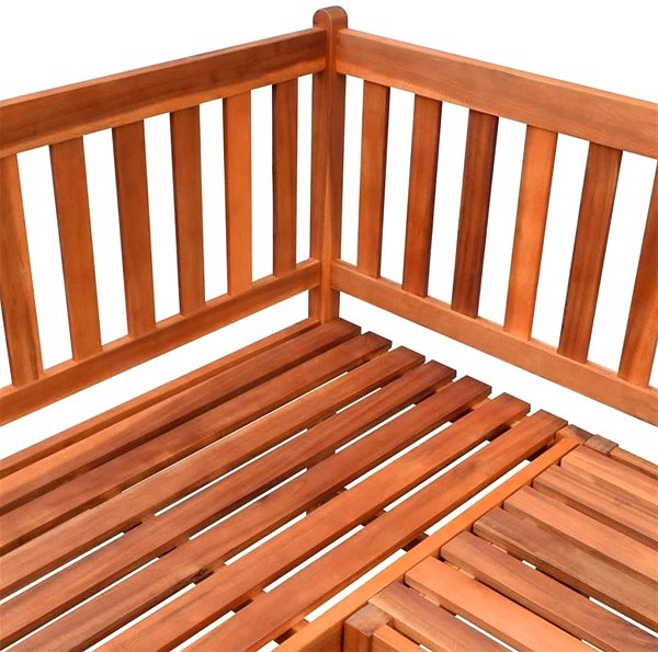 Garden Bench Garden Corner Bench 150cm Solid Acacia Features/technology