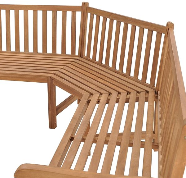 Garden Bench Semicircular Bench around the Tree 160cm Steel Features/technology