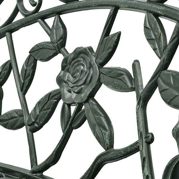 Garden Bench Garden Bench 100cm Cast Aluminium Green Features/technology