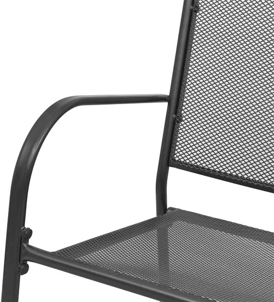 Garden Bench Garden Bench 108cm Steel and Anthracite Mesh Features/technology