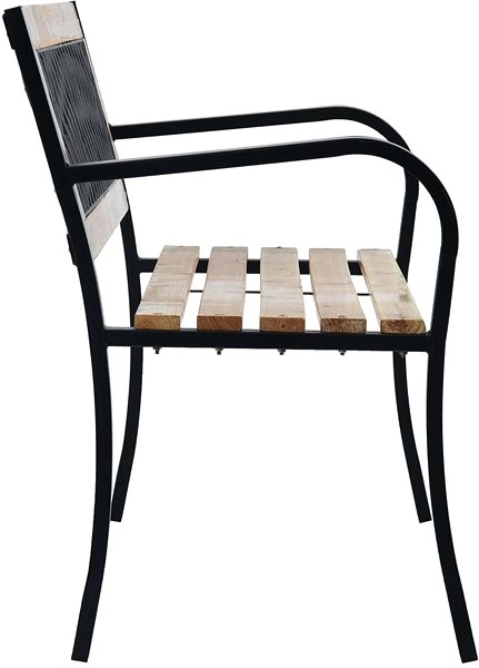 Garden Bench Garden Bench 120cm Wood Lateral view