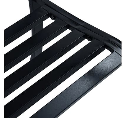 Garden Bench Garden Bench 125cm Black Steel Features/technology