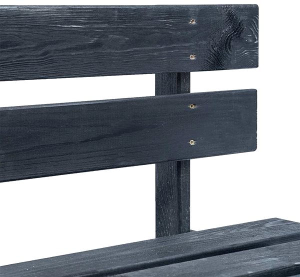 Garden Bench Garden Bench from Black Wood Pallets Features/technology