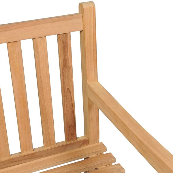 Garden Bench Garden Bench with Green Cushion 120cm Solid Teak 3062696 Features/technology