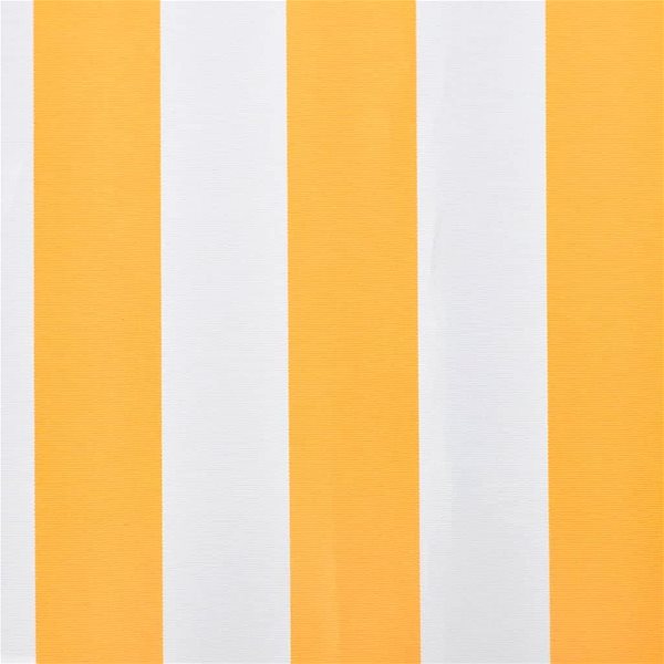 Markíza Plachta na markízu oranžovo-biela 350 × 250 cm plátená Vlastnosti/technológia