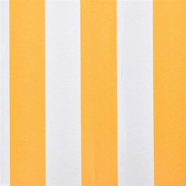Markíza Plachta na markízu oranžovo-biela 500 × 300 cm plátená Vlastnosti/technológia