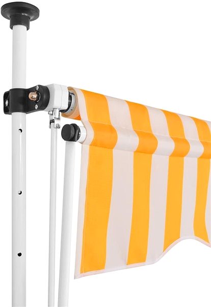 Markíza SHUMEE Markíza, žlto-biele pruhy 150 cm Vlastnosti/technológia