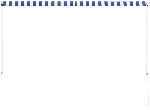 Markíza Zaťahovacia markíza modro-biela 250 × 150 cm Screen