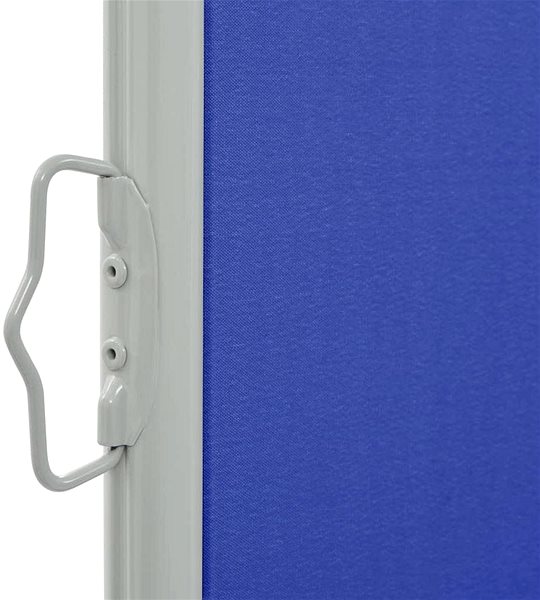 Markíza Zaťahovacia bočná markíza/zástena na terasu 100 × 300 cm modrá Vlastnosti/technológia