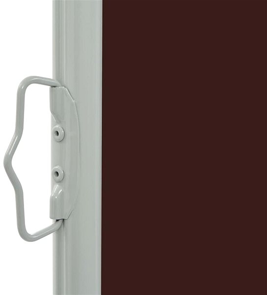 Markíza Zaťahovacia bočná markíza/zástena na terasu 160 × 300 cm hnedá Vlastnosti/technológia