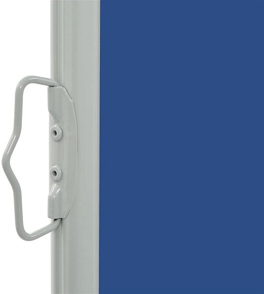 Markíza Zaťahovacia bočná markíza/zástena na terasu 60 × 300 cm modrá Vlastnosti/technológia