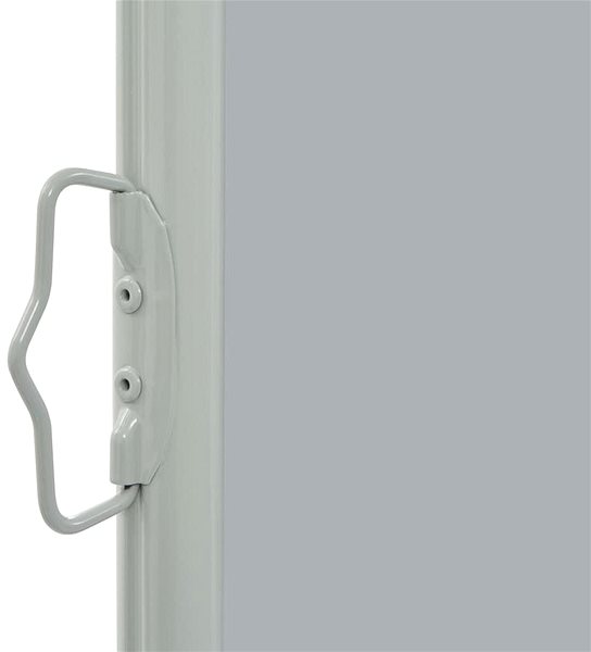 Markíza Zaťahovacia bočná markíza/zástena na terasu 80 × 300 cm sivá Vlastnosti/technológia
