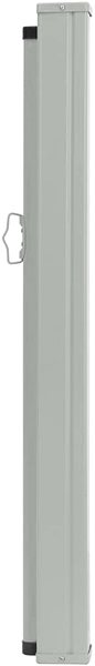 Markíza Zaťahovacia bočná markíza/zástena na terasu 100 × 500 cm sivá Vlastnosti/technológia