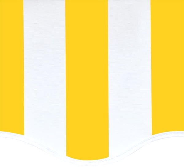 Markíza SHUMEE Plachta na markízu, žlto-biela 6 × 3,5 m 311944 Vlastnosti/technológia