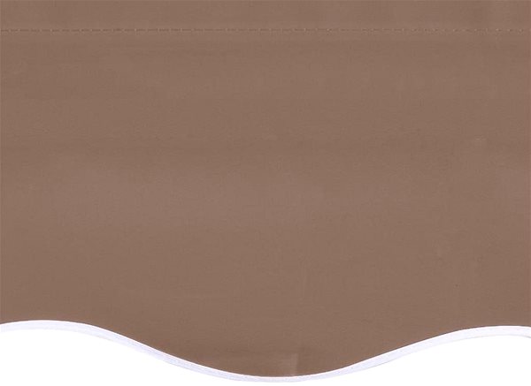 Markíza Náhradná plachta na markízu hnedá 4 × 3,5 m 311978 Vlastnosti/technológia