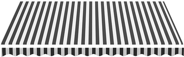 Markíza SHUMEE Plachta na markízu, antracitovo-biela 3,5 × 2,5 m 311986 Screen