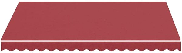 Markíza SHUMEE Plachta na markízu, vínovočervená 3 × 2,5 m 311965 Screen