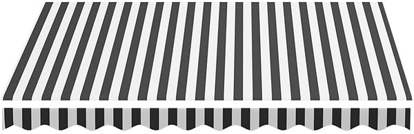 Markíza SHUMEE Plachta na markízu, antracitovo-biela 3 × 2,5 m 311985 Screen