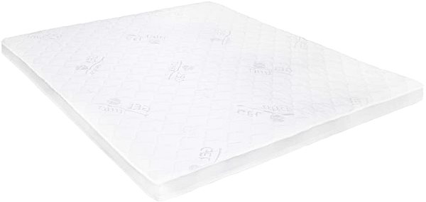 Mattress Top Mattress 180 x 200cm Gel Foam 7cm Lateral view