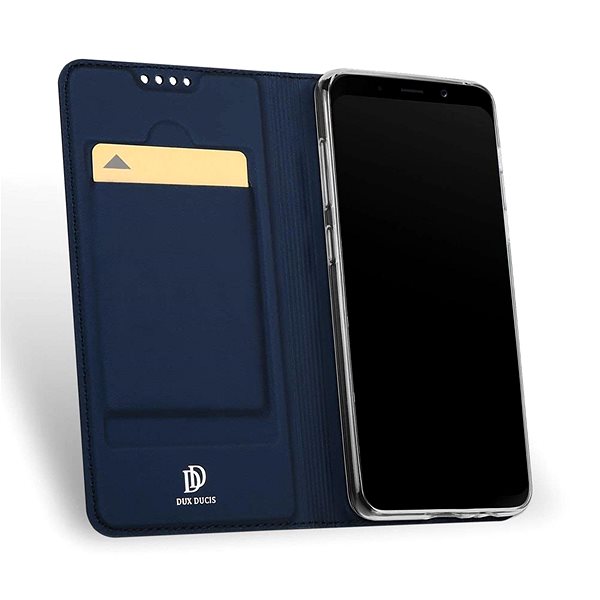 Puzdro na mobil DUX DUCIS Skin Pro knižkové kožené puzdro na iPhone 7/8/SE 2020, modré ...
