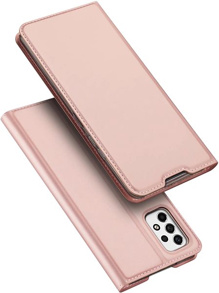 Puzdro na mobil Dux Ducis Skin Pro knižkové kožené puzdro na Samsung Galaxy A53 5G, ružové ...