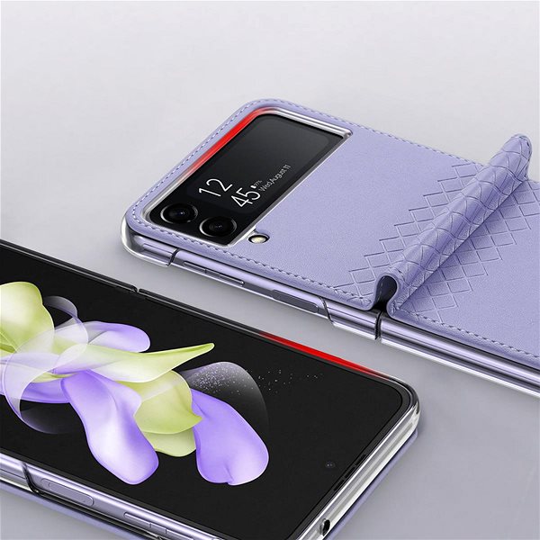 Puzdro na mobil Dux Ducis Bril kožené puzdro na Samsung Galaxy Z Flip 4, modré ...
