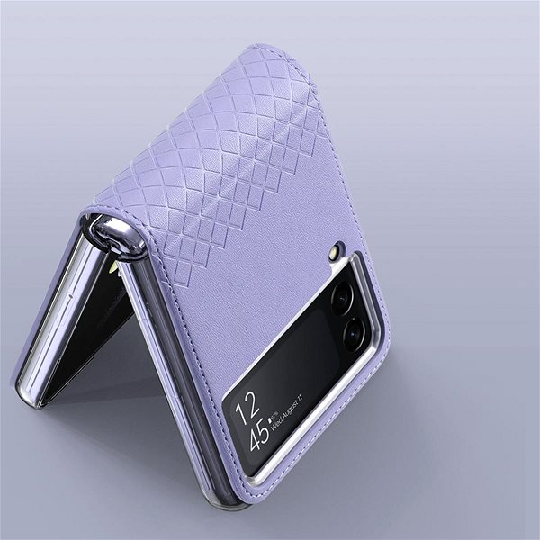 Puzdro na mobil Dux Ducis Bril kožené puzdro na Samsung Galaxy Z Flip 4, modré ...