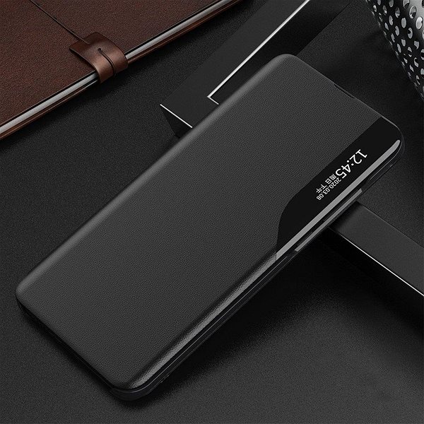 Puzdro na mobil MG Eco Leather View knižkové puzdro na Xiaomi Redmi Note 10 Pro, čierne ...