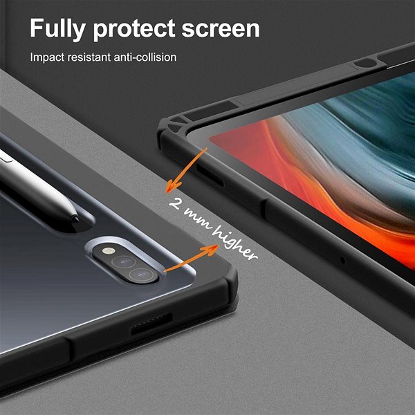 Puzdro na tablet Infiland Crystal puzdro na Samsung Galaxy Tab S7 FE 5G 12,4