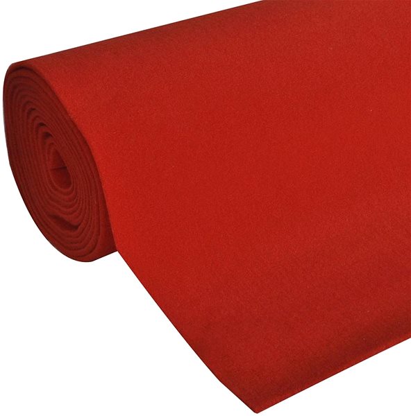 Koberec Červený koberec 1 × 20 m, extra ťažký 400 g/m2 ...