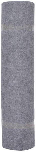 Koberec Výstavný koberec vrúbkovaný 1,6 × 10 m sivý ...