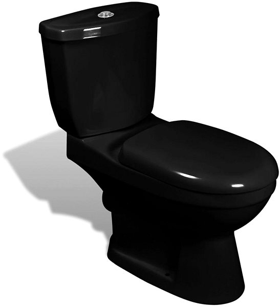 WC misa Záchodová misa s nádržkou čierna 240550 ...