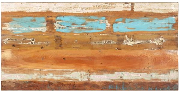 Table Top Rectangular Table Top 60×100cm 15-16mm Recycled Wood 286045 ...