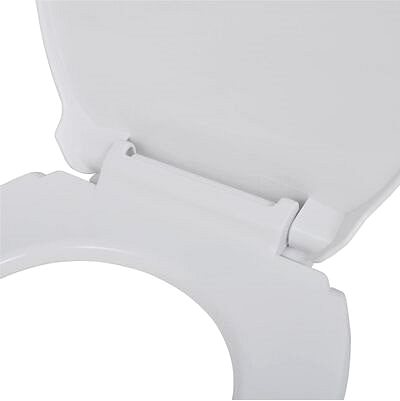 Záchodové prkénko WC sedátka s funkcí pomalého sklápění 2 ks bílá plastová 275927 Vlastnosti/technologie