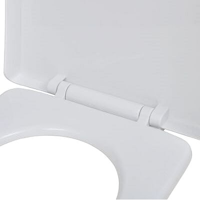 WC doska WC sedadlá s funkciou pomalého sklápania, 2 ks, biele plastové 275928 Vlastnosti/technológia