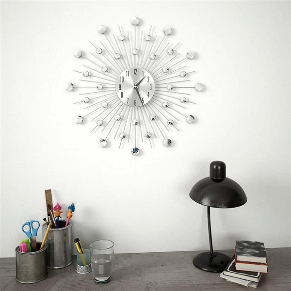 Wall Clock Wall Clock with Quartz Movement 50cm Modern Design Lifestyle