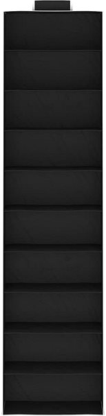 Shoe Rack Hanging Clothes Organiser 2 pcs with 10 Shelves, Textile ...