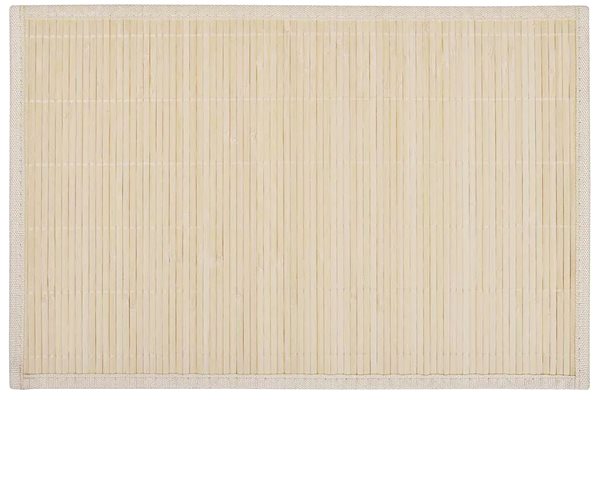 Prestieranie 6 ks bambusových prestieraní 30 × 45 cm, prírodné ...