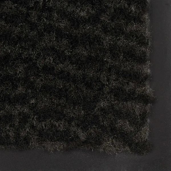 Rohožka Protiprachová obdĺžniková rohožka všívaná 60 × 90 cm čierna ...
