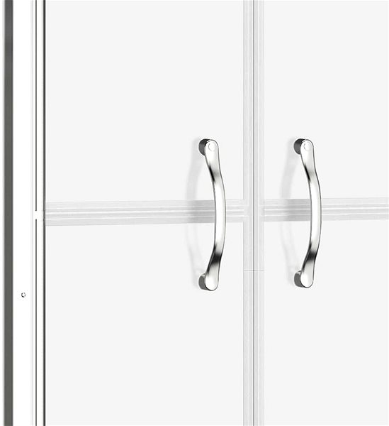 Sprchové dveře Sprchové dveře polomatné ESG 86 × 190 cm ...